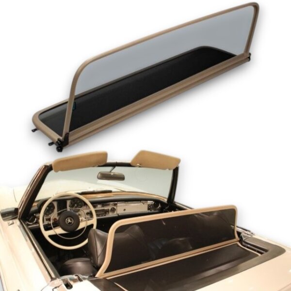 Windschott passend für Mercedes-Benz W113 Pagode SL - Klasse in beige