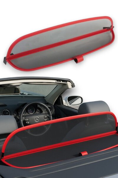 Windschott passend für Mercedes-Benz R230 SL - Klasse in rot