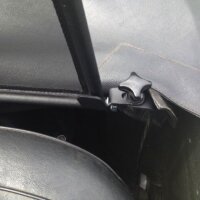 Windschott passend für MG RV8 in schwarz