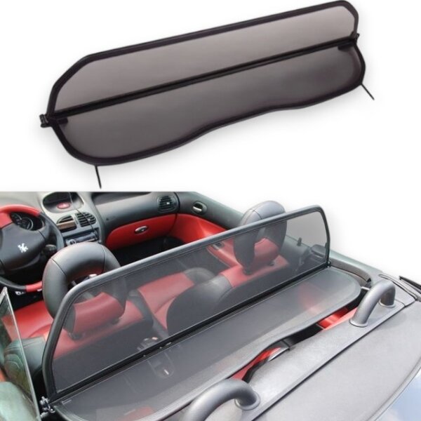 Windschott passend für Peugeot 206CC in schwarz