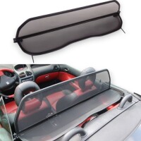 Windschott passend für Peugeot 206CC in schwarz