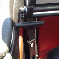 Windschott passend für Peugeot 206CC in schwarz