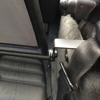 Windschott Einzelrahmen für Porsche 911 993 in schwarz