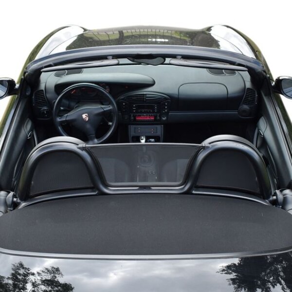 Windschott passend für Porsche Boxster 986 in schwarz