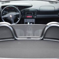 Windschott passend für Porsche Boxster 986 in schwarz