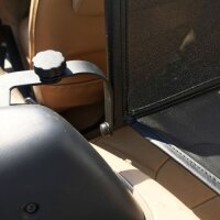Windschott Einzerahmen für Saab 900 I klassisch in schwarz