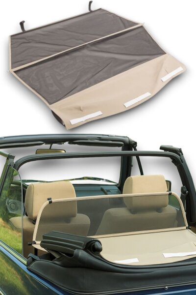 Windschott passend für Volkswagen Golf 1 in beige
