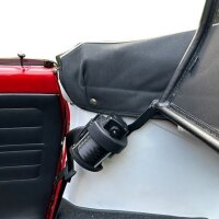 Windschott Einzelrahmen für Volkswagen Karmann Ghia eu only in schwarz