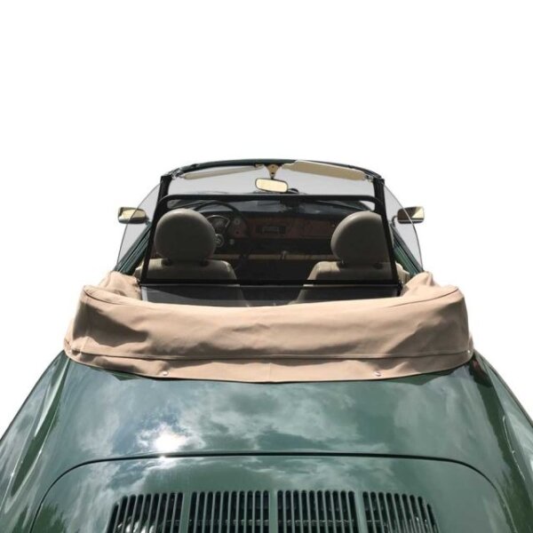 Windschott Doppelrahmen für Volkswagen Karmann Ghia in schwarz