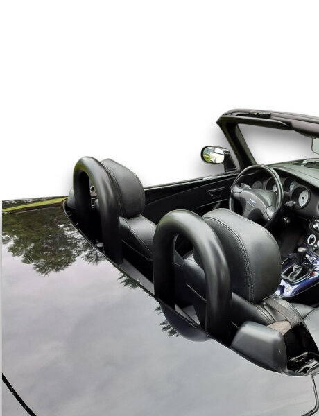 Überrollbügel für Fiat Barchetta (1995-2005) schwarz matt