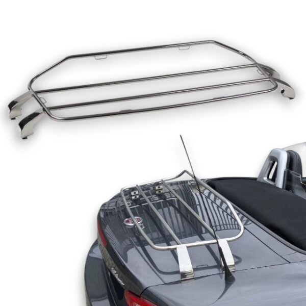 Gepäckträger Heckträger für Fiat 124 Spider ab 2016 Sondermodell Chrom