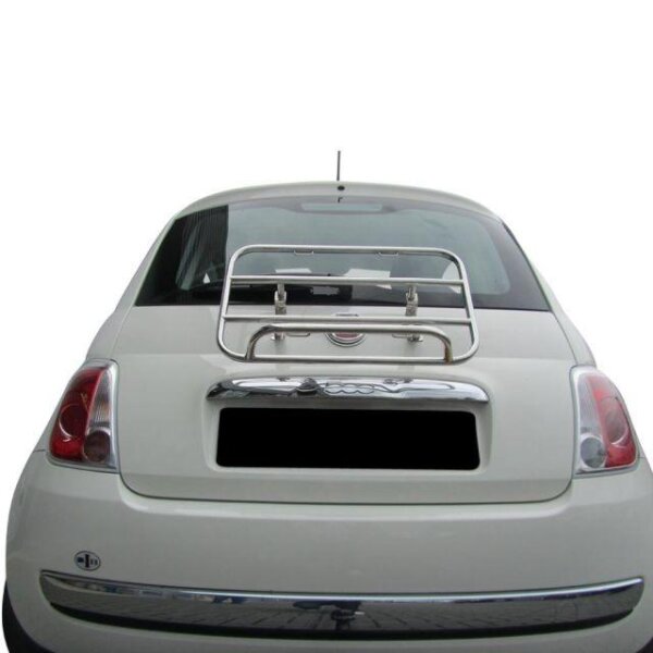 Gepäckträger Heckträger für Fiat 500 Hatchback ab 2007 Chrom