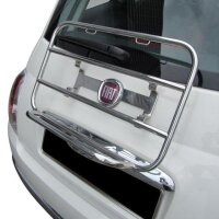 Gepäckträger Heckträger für Fiat 500 Hatchback ab 2007 Chrom
