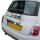Gepäckträger Heckträger für Fiat 500 Hatchback ab 2007 Chrom