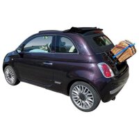 Gepäckträger Heckträger für Fiat 500c Convertible ab 2007 schwarz