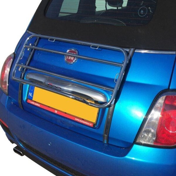 Gepäckträger Heckträger für Fiat 500c Convertible ab 2007 Chrom