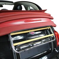 Gepäckträger Heckträger für Fiat 500c Convertible ab 2007 Holzvariante Chrom