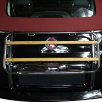 Gepäckträger Heckträger für Fiat 500c Convertible ab 2007 Holzvariante Chrom