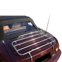 Gepäckträger Heckträger für Mazda MX-5 NA Roadster 1989-1998 Chrom