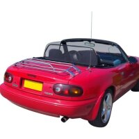 Gepäckträger Heckträger für Mazda MX-5 NA Roadster 1989-1998 Sondermodell Chrom
