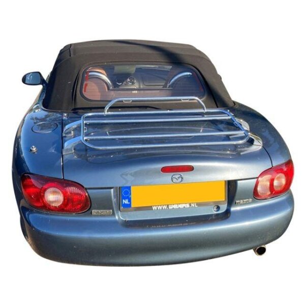 Gepäckträger Heckträger für Mazda MX-5 NB Roadster 1998-2005 Sondermodell Chrom