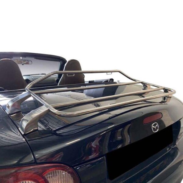 Gepäckträger Heckträger für Mazda MX-5 NB Roadster 1998-2005 Sondermodell Chrom