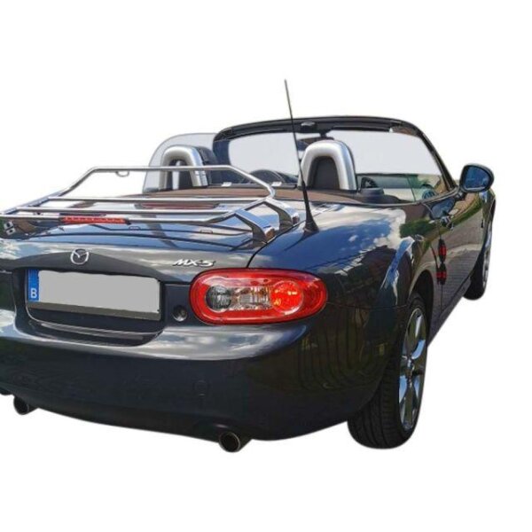 Gepäckträger Heckträger für Mazda MX-5 NC Coupé 2006-2014 Sondermodell Chrom