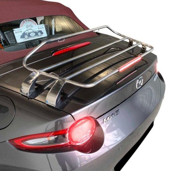 Gepäckträger Heckträger für Mazda MX-5 ND Roadster ab 2015 Sondermodell Chrom