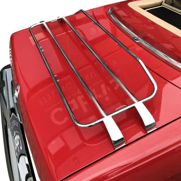 Gepäckträger Heckträger für Mercedes SL R107 1972-1989 Sondermodell Chrom