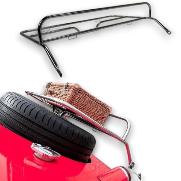 Gepäckträger Heckträger für Morgan Plus 8 1968-2004 Chrom