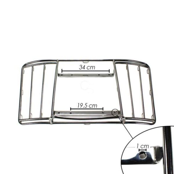 Gepäckträger Heckträger für Porsche 356 1950-1965 Chrom