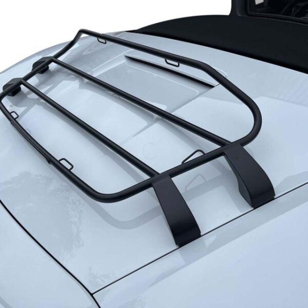 Gepäckträger Heckträger für Porsche Boxster 981 Inkl. dritter Bremsleuchte 2012-2016 Sondermodell schwarz