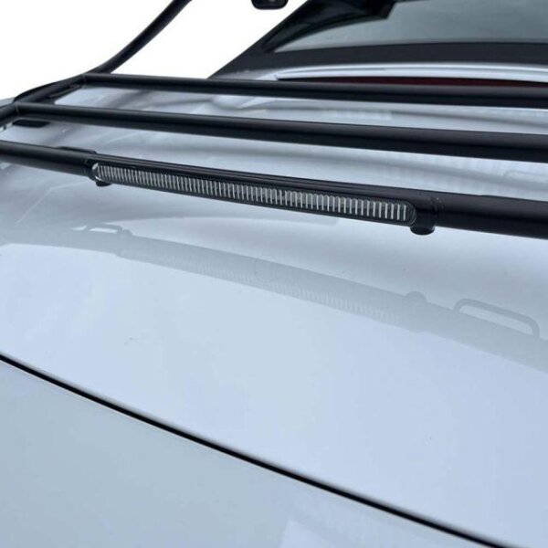 Gepäckträger Heckträger für Porsche Boxster 981 Inkl. dritter Bremsleuchte 2012-2016 Sondermodell schwarz