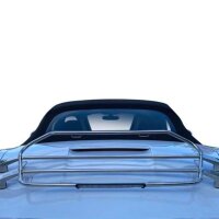 Gepäckträger Heckträger für Porsche Boxster 981 Inkl. dritter Bremsleuchte 2012-2016 Holzvariante Chrom