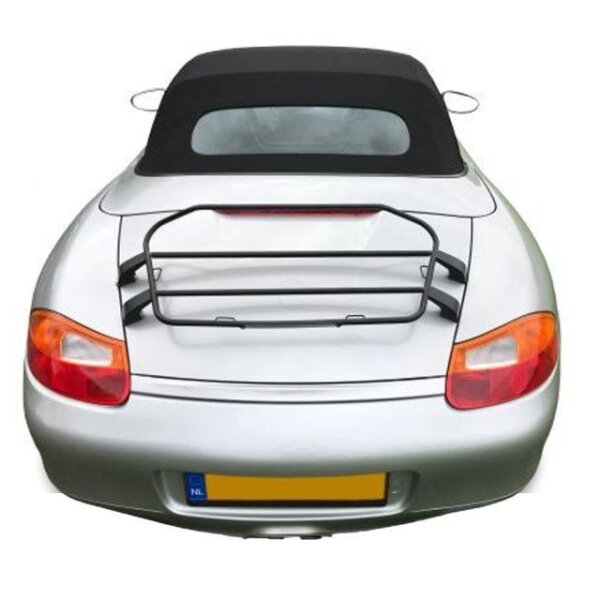 Gepäckträger Heckträger für Porsche Boxster 986 & 987 Inkl. dritter Bremsleuchte 1996-2012 Sondermodell schwarz