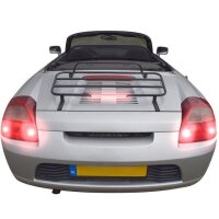 Gepäckträger Heckträger für Toyota MR2 Spider Inkl. dritter Bremsleuchte 2000-2005 schwarz