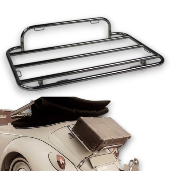 Gepäckträger Heckträger für Volkswagen Käfer 1953-1970 Chrom