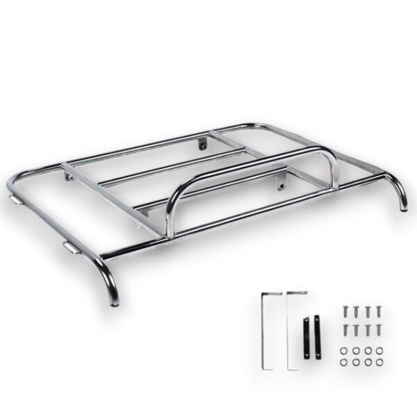 Gepäckträger Heckträger für Volkswagen Karmann Ghia 1954-1975 Chrom