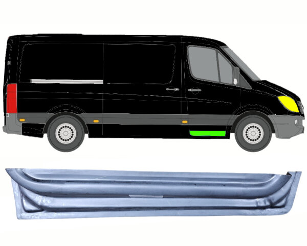 Reparaturblech Tür innen vorne rechts für Mercedes Sprinter 2006-