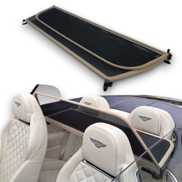 Windschott passend für Bentley Continental GTC Beige