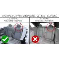 Windschott passend für Chrysler Sebring Grau