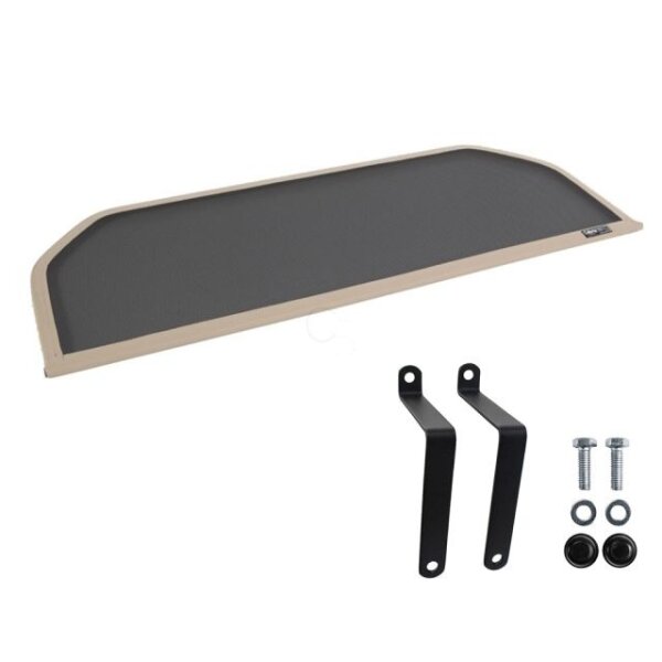 Windschott Einzelrahmen passend für Fiat 124 Spider Beige