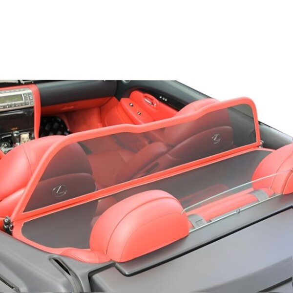 Windschott Spiegeldesign passend für Lexus SC430 Rot