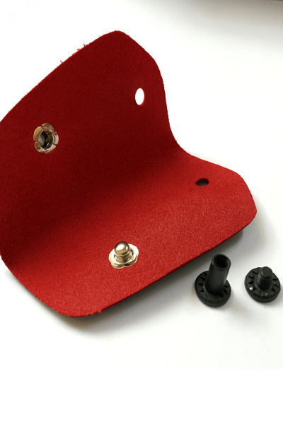 Echtleder Schlüsseltasche Schlüsseletui  für Mercedes Echtleder W110 W115 SLC W116 rot