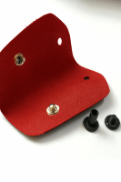 Echtleder Schlüsseltasche Schlüsseletui  für Mercedes Echtleder W110 W115 SLC W116 rot
