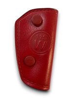 Echtleder Schlüsseltasche Schlüsseletui  für Mercedes Echtleder W110 W115 SLC W116 rot
