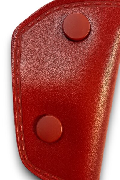 Echtleder Tasche Schlüsseltasche Schlüsseletui  für Mercedes Echtleder W123 rot