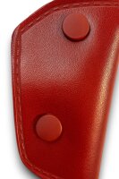 Echtleder Tasche Schlüsseltasche Schlüsseletui  für Mercedes Echtleder W123 rot