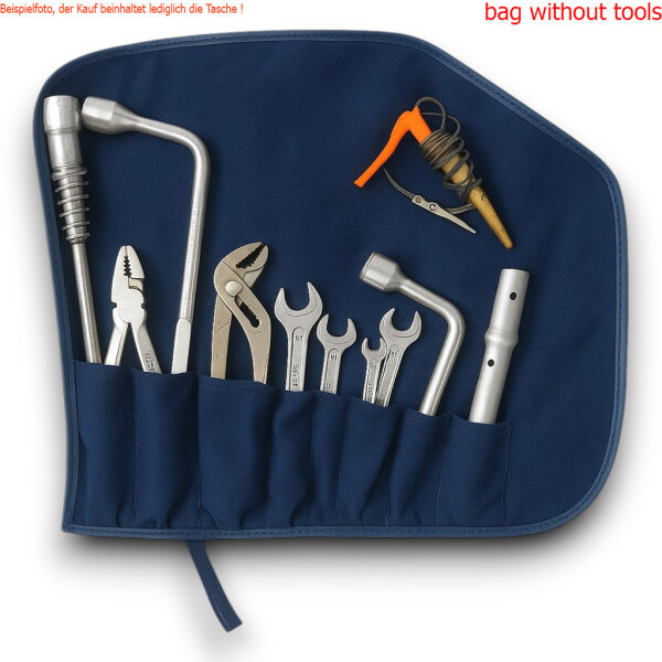 Bordwerkzeugtasche Werkzeugtasche für Mercedes Oldtimer blau W107 W115 W123 usw.