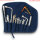 Bordwerkzeugtasche Werkzeugtasche für Mercedes Oldtimer blau W107 W115 W123 usw.
